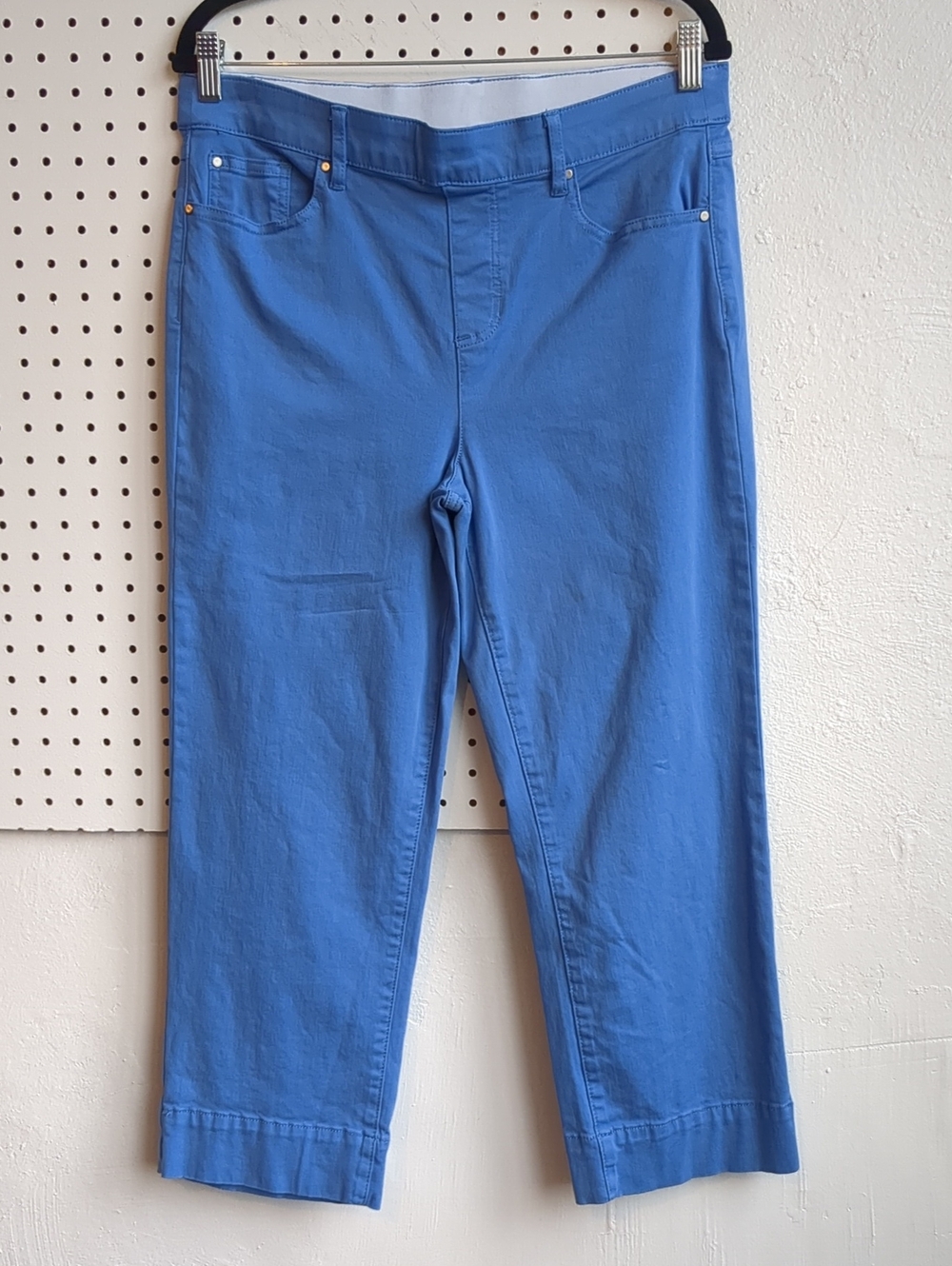 Tribal Women's Royal Blue Ankle Crop Jeans